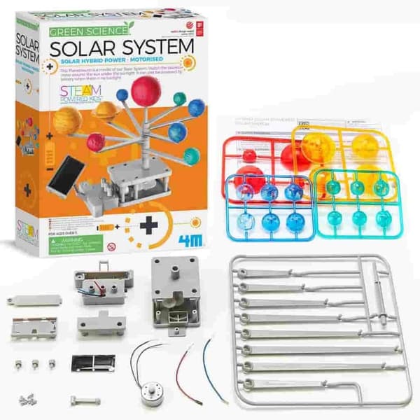 Soldrivet solsystem - byggsats för barn