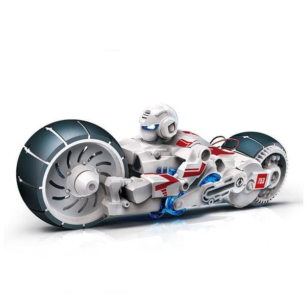 Experimentlåda för barn - Saltvattendriven bränslecellsmotorcykel - byggsats