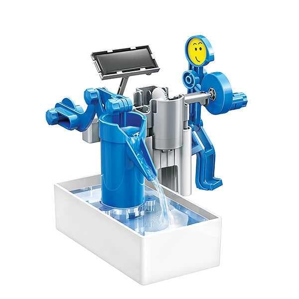 Experimentkit för barn Sol- och batteridriven vattenpump
