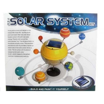 Soldrivet solsystem - Byggsats för barn