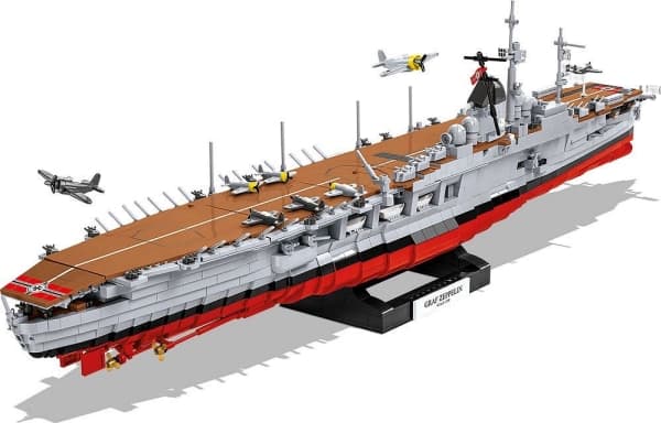 COBI Aircraft Carrier Graf Zeppelin, Rakennuspalikat, 3 vuosi/vuosia, Muovi, 3136 kpl