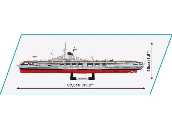 COBI Aircraft Carrier Graf Zeppelin, Rakennuspalikat, 3 vuosi/vuosia, Muovi, 3136 kpl