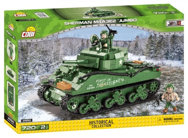COBI HC WWII Sherman M4AE2 Jumbo 2fig.720kl 2550