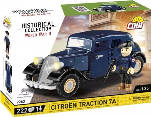 COBI 1934 Citroen Traction 7A, Byggeklosser, 3 år, Plast, 222 stykker