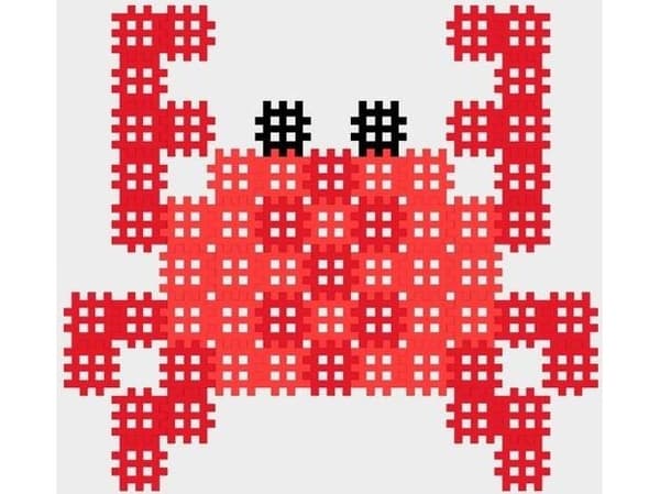 Marioinex Micro Waffle 80 stycken krabba
