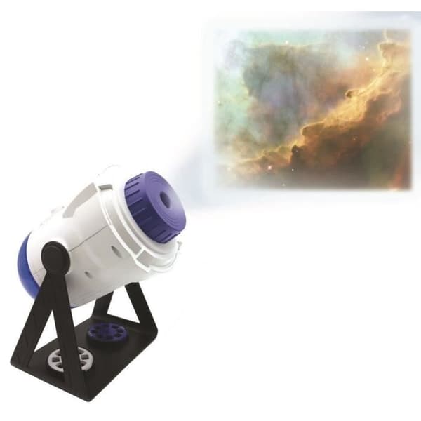 Planetarium 360 ° -projektor - 24 projektioner, konstellationskarta och pedagogiskt häfte
