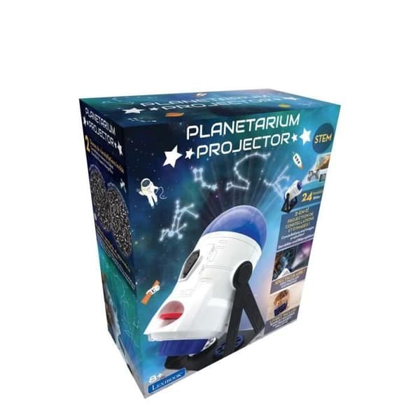 Planetarium 360 ° -projektor - 24 projektioner, konstellationskarta och pedagogiskt häfte