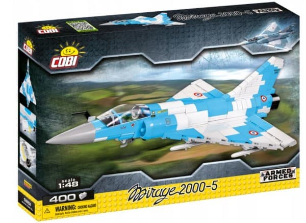 COBI Mirage 2000-5, Rakennuspakkaus, 7 vuosi/vuosia, 400 kpl