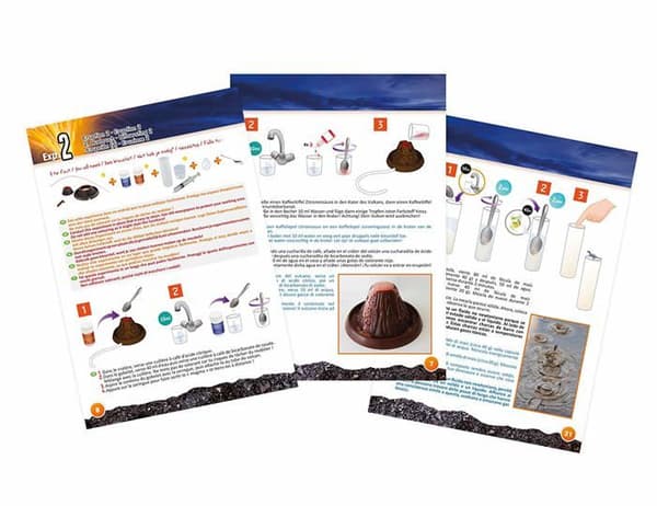 Pedagogiskt spel - BUKI FRANCE - Vulkaner och dinosaurier - 15 experiment - Tyrannosaurus