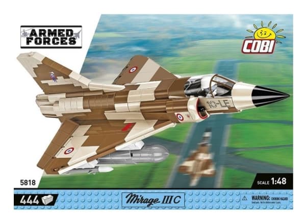 COBI Mirage IIIC Vexin, Byggsats, 7 År, 444 styck