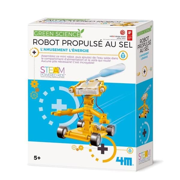 Grön vetenskap tillverkningskit: Saltdriven robot