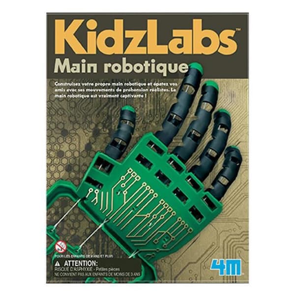 Robotic Hand Kit - 4M - Realistiska gripande rörelser - Barn - Flerfärgad