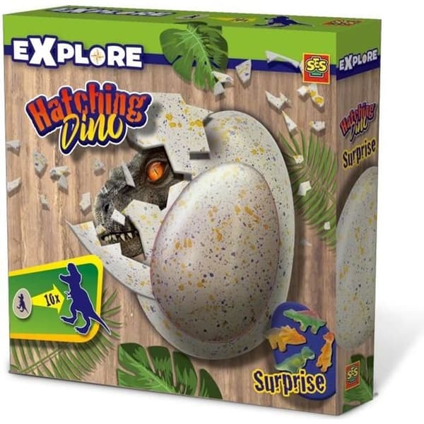 SES CREATIVE Dinosaur redo att kläckas