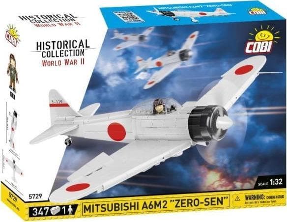 Cobi HC WWII Mitsubishi A6M2 Zero-Sen 347 kl