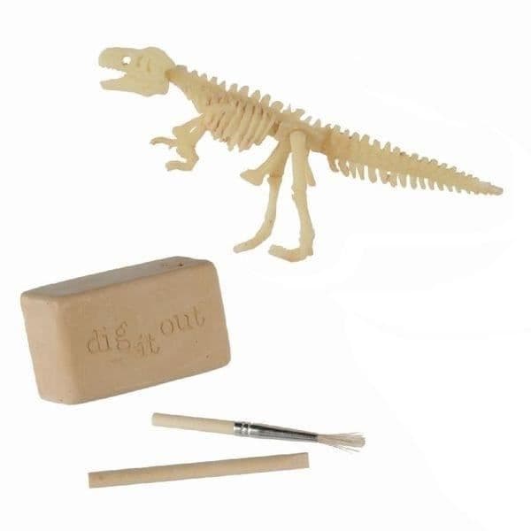 Utgrävning spel arkeologisk studie dinosaurie skelett tillbehör