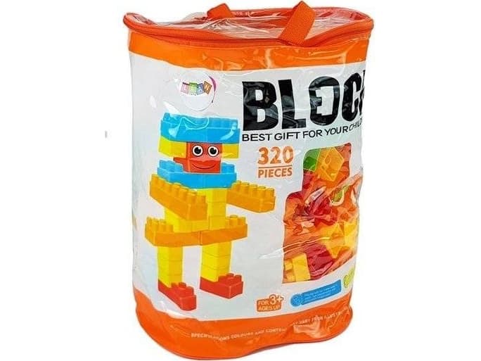 LEANToys Big Set Construction Bricks in a Bag (6964)