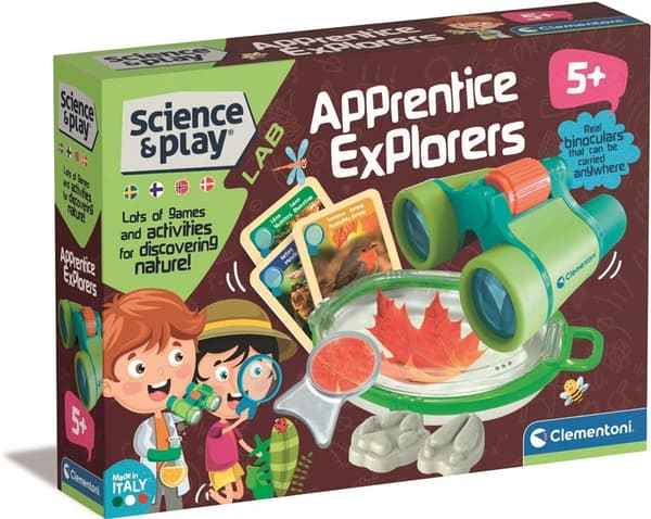 Clementoni Experiment Box Junior tutustumassa luontoon