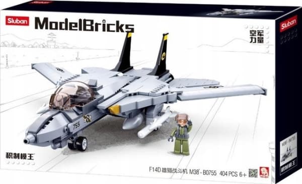 Gazelo Sluban Militärt stridsflygplan 404el. 135417 GAZELO tegelstenar