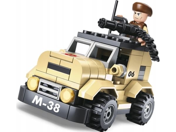 Gazelo Blocks Army, Sluban p.8 mix of designs 084076 GAZELO
