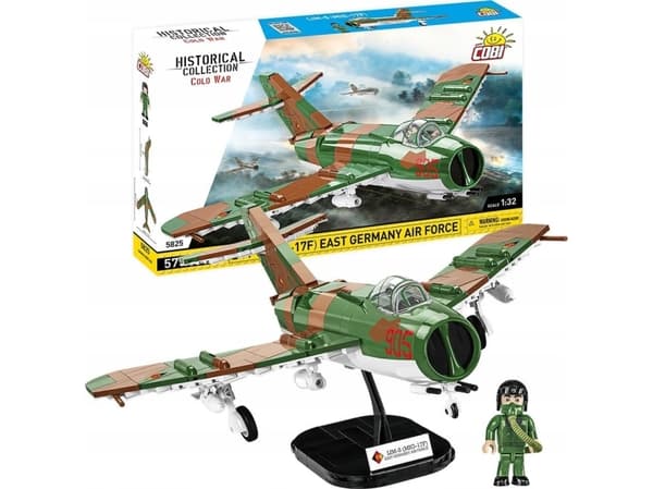 COBI 5825 Historical Collection Cold War Cold War LIM-5 (MiG-17F) jagerfly East Germany Air Force 575 blokker