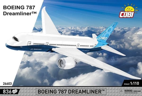 COBI Boeing 787 Dreamliner, Byggesett, 9 år, 836 stykker