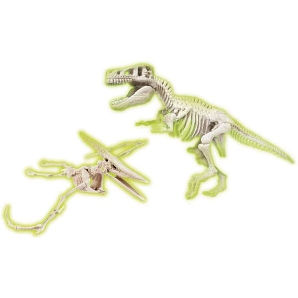 Utgrävningssats - CLEMENTONI - Jurassic World - T-Rex och Pteranodon - Flerfärgad
