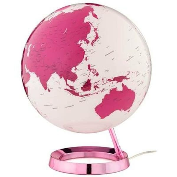 Glob med ljus Atmosphere Ø 30 cm Rosa Plast