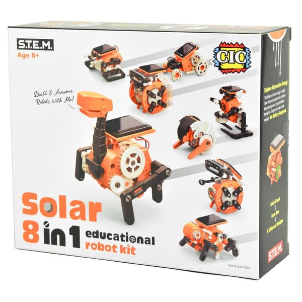 SOLAR EDUCATIONAL ROBOT 8in1 194pcs