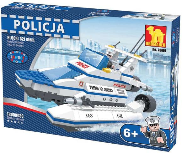 Dromedar Klocki Police Motorboat 23601
