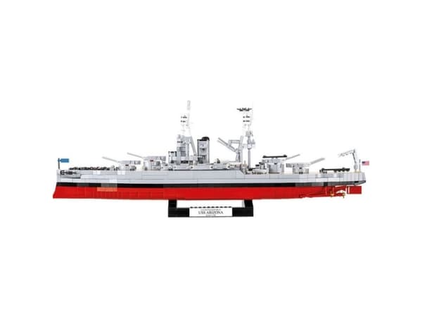 COBI USS Arizona (BB-39), Byggesett, 10 år, 2046 stykker