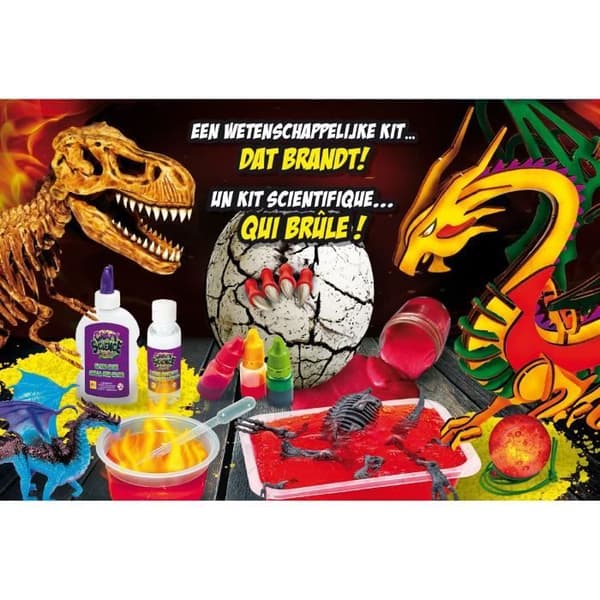 Crazy Science - kreativa hobbies - Drakar och dinosaurier att bygga - LISCIANI