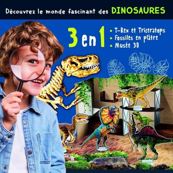 Génius Science - vetenskapligt spel - vetenskapen om paleontologi - LISCIANI