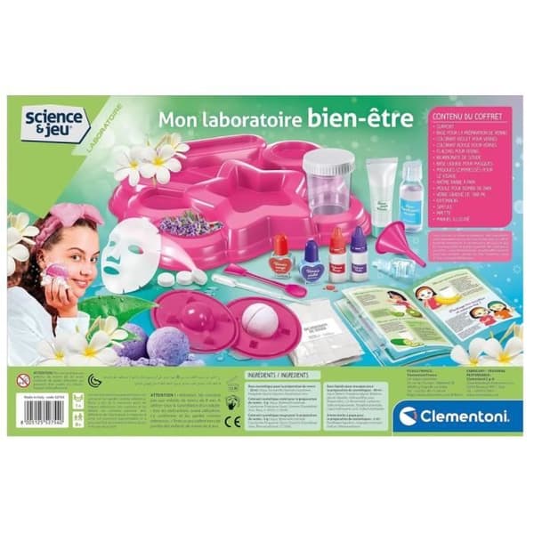 Clementoni - Sciences et Jeu - Mitt välmåendelaboratorium - Gör dina egna skönhetsprodukter