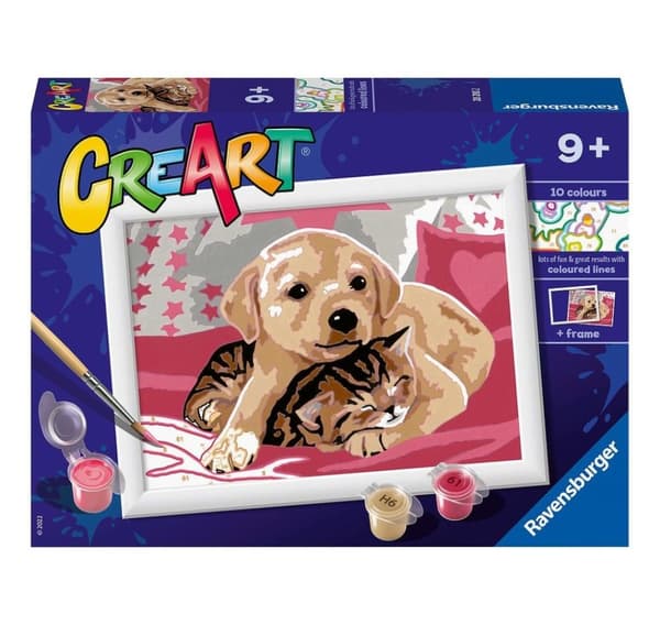 Ravensburger Paint av Number Deck Friends