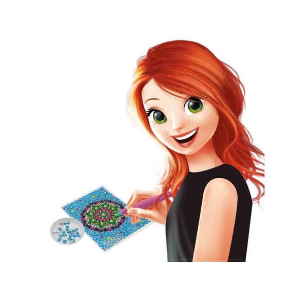 Buks gnistrande bild Mandala