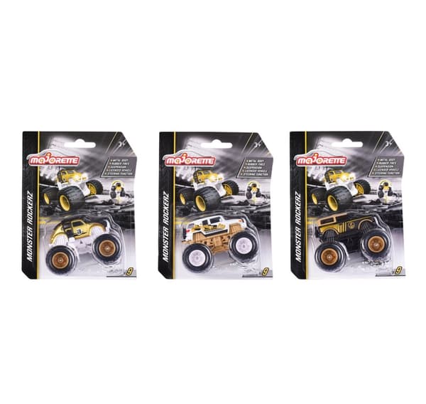 Simba Majorette hirviöauto Rockerz golden 3 erilaista