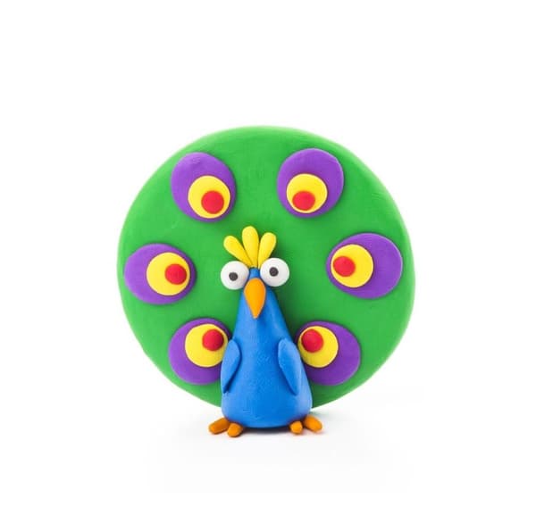 HEY CLAY modelleringsler Fuglevalg 2