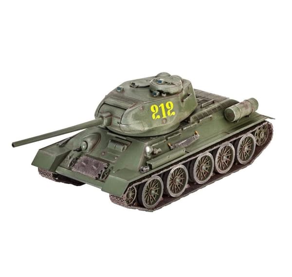 Revell lim modell russisk tank T34/85 1:72