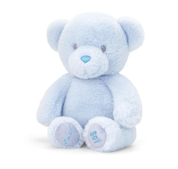 Keel Toys Keeleco babybjørn gutt blå 20 cm