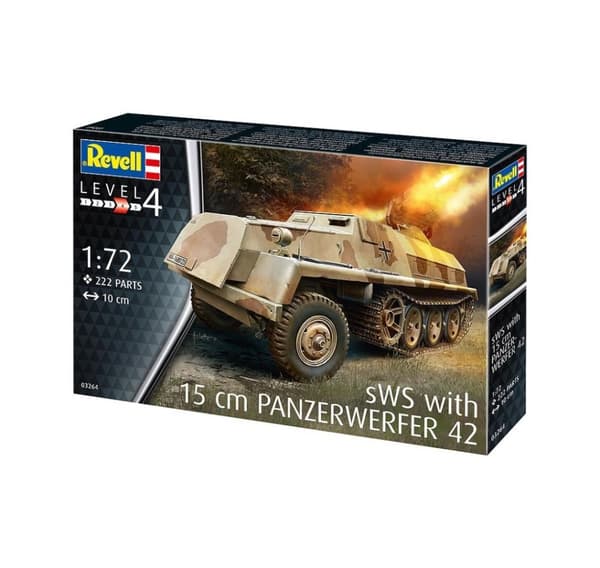 Revell klæbemiddel model Panzerwerfer 42 auf sWS 1:72