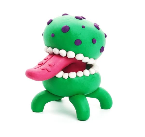 HEY CLAY modellering clay alien Burger