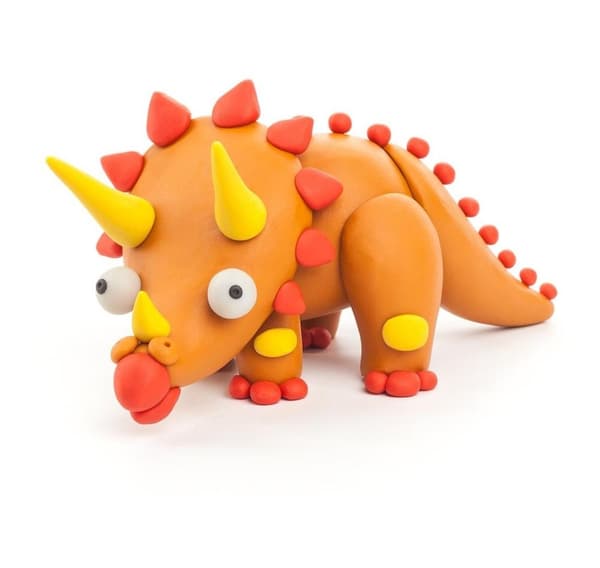 HEY CLAY modelllera Dinosaurier urval