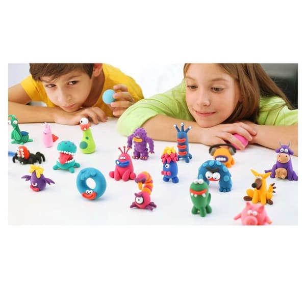 HEY CLAY modelllera Dinosaurier urval