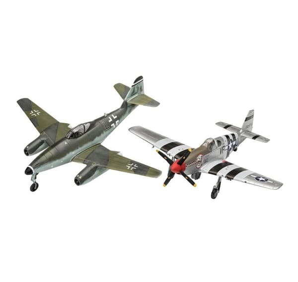 Revell Messerschmitt Me262 & P-51B Mustang 1:72 Combat Kit