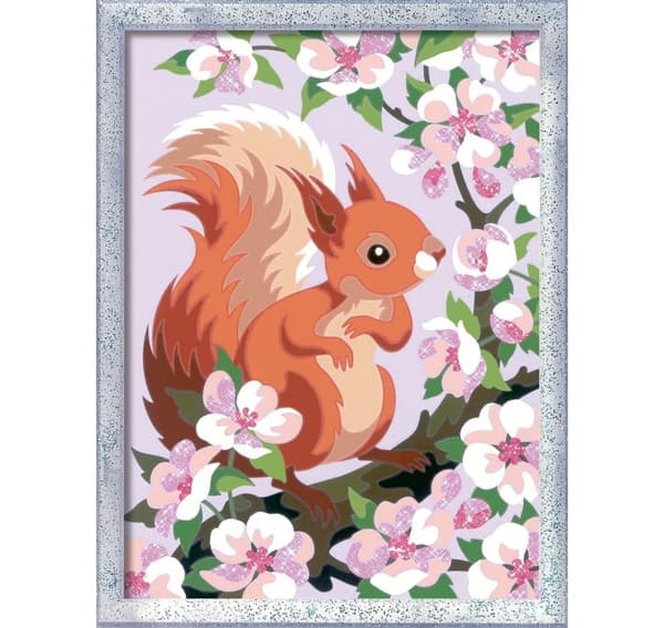 Numbers Spring Squirrel Ravensburger Paint