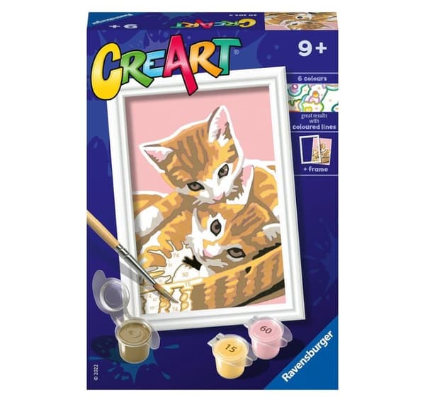 Ravensburger maling etter tall Søte puser