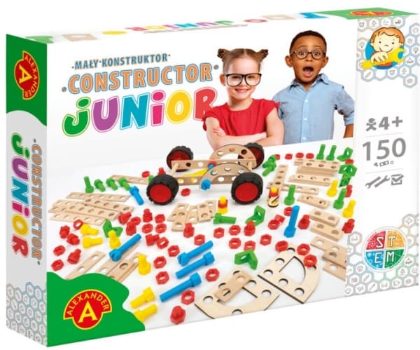Junior Træ Konstruktionsbyggesæt 150 dele