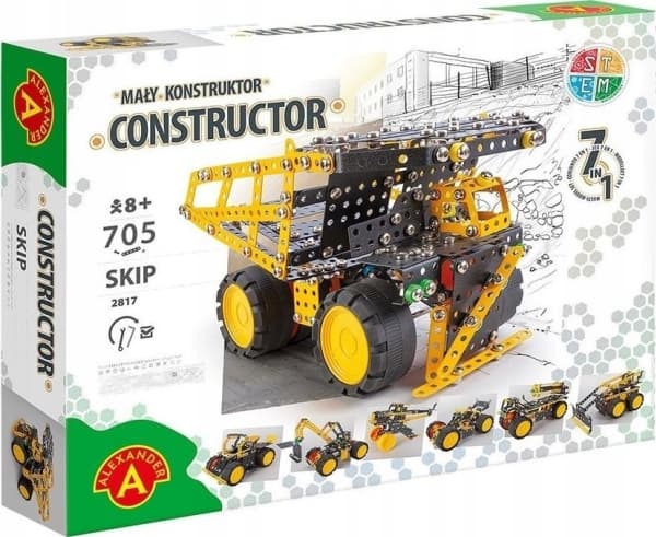 Constructor Pro Skip 7-i-1 byggsats i metall