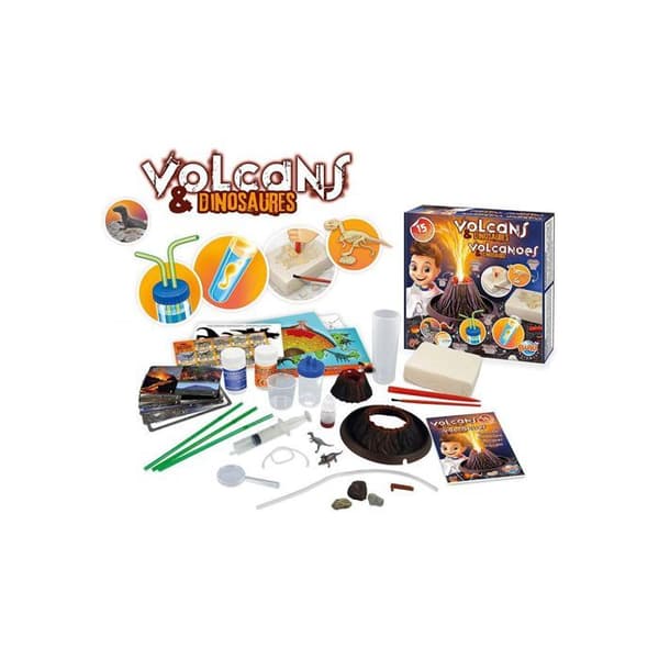 Pedagogiskt spel - BUKI FRANCE - Vulkaner och dinosaurier - 15 experiment - Tyrannosaurus