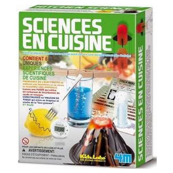 Science Experiment Kit - 4M - Science in the Kitchen - 6 Experiment - Inomhus - Svart